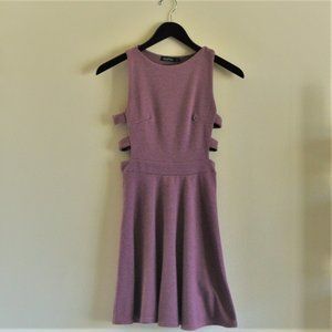 Boohoo Dusty Rose Caged Fit and Flare Mini Dress 4